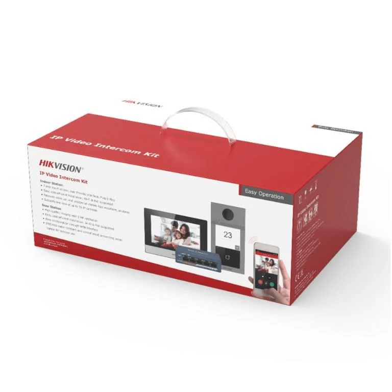Hikvision IP Video Intercom Kit (DS- KIS604-P(B))